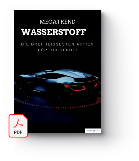 Cover des PDF-Reports: Megatrend Wasserstoff - Die drei heissesten Aktien für Ihr Depot!